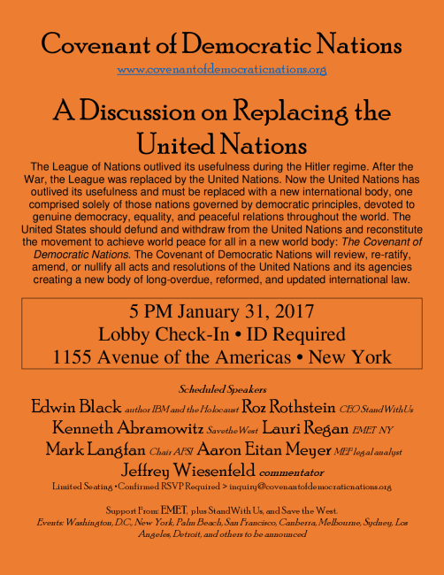 Global Launch and Declaration of Organizing Principles