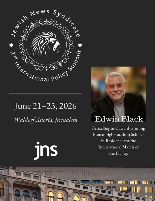 Edwin at the 2026 JNS International Policy Summit 