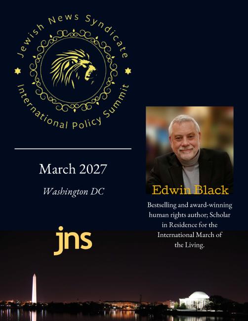 Edwin at the 2027 JNS International Policy Summit